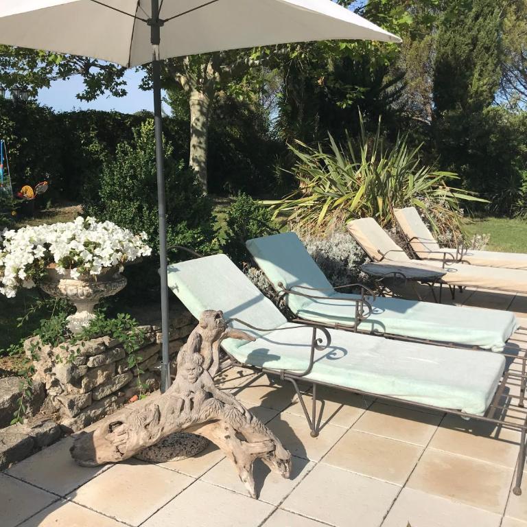 chambres d'hôtes Au Pied Du Ventoux - Chambre Double avec Balcon - 23