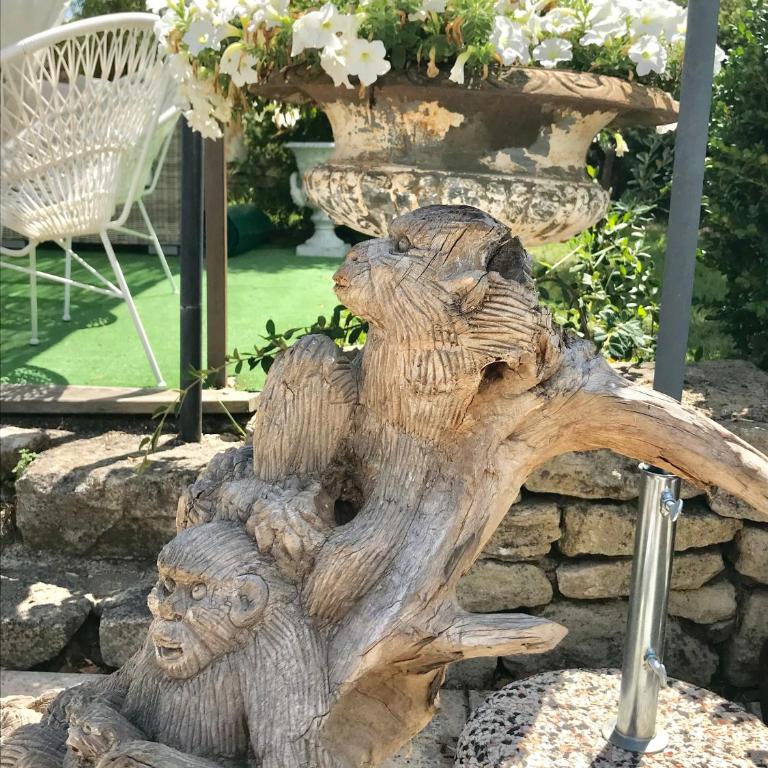 chambres d'hôtes Au Pied Du Ventoux - Chambre Double avec Balcon - 24