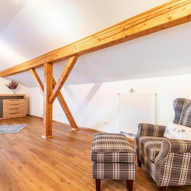 Ferienwohnung am Silberberg - Appartement 3 Chambres Premium avec Balcon - 19