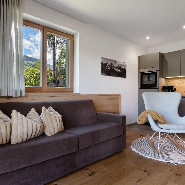 Baumannhof Villnöß - Apartamento de 1 dormitorio con vistas al jardín - 7