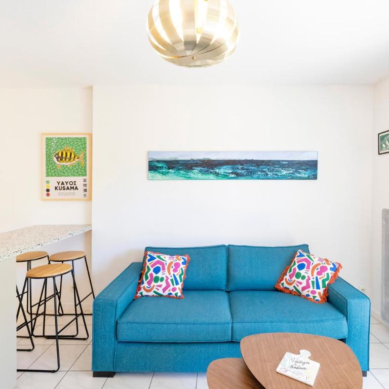 T2 au calme - 200m de la plage - Apartamento de 1 dormitorio con vistas al jardín - 3