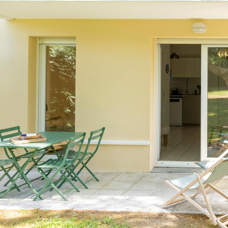 T2 au calme - 200m de la plage - Apartamento de 1 dormitorio con vistas al jardín - 15