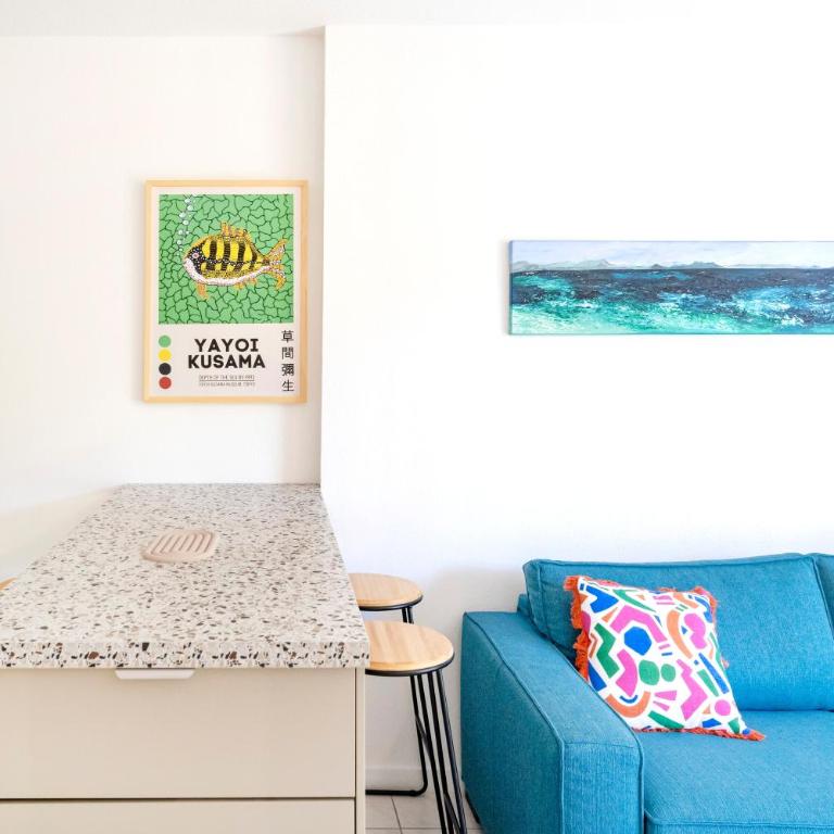 T2 au calme - 200m de la plage - Apartamento de 1 dormitorio con vistas al jardín - 7