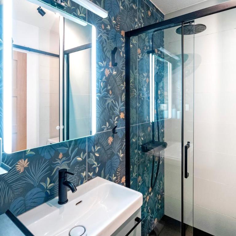 T2 au calme - 200m de la plage - Apartamento de 1 dormitorio con vistas al jardín - 13