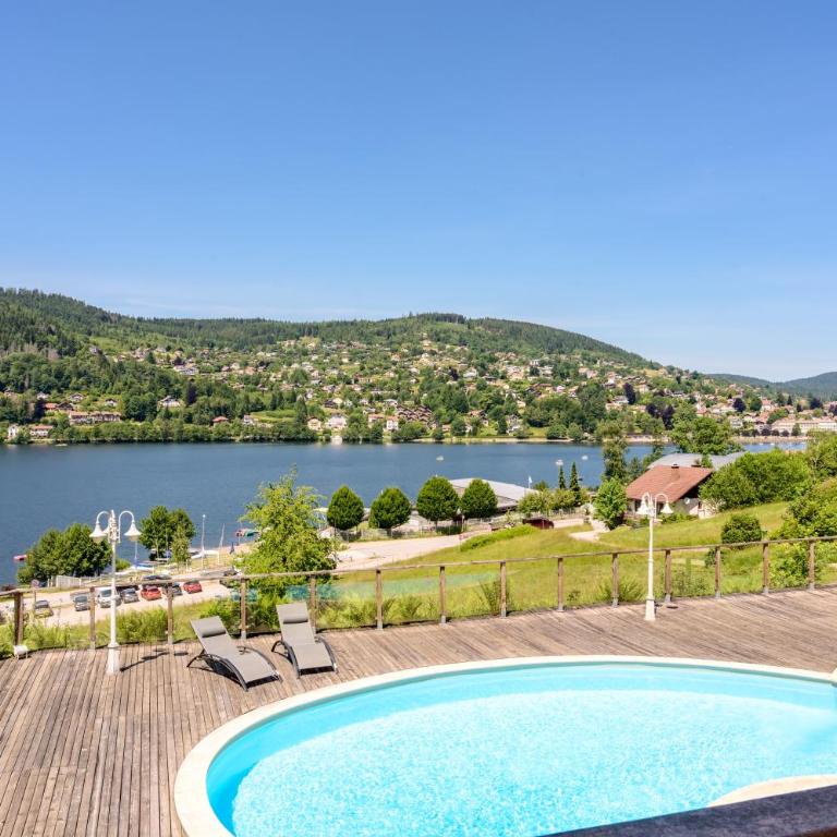 Gîte Du Lac à Gerardmer Vue Lac - Appartement 2 Chambres Deluxe avec Balcon - 23