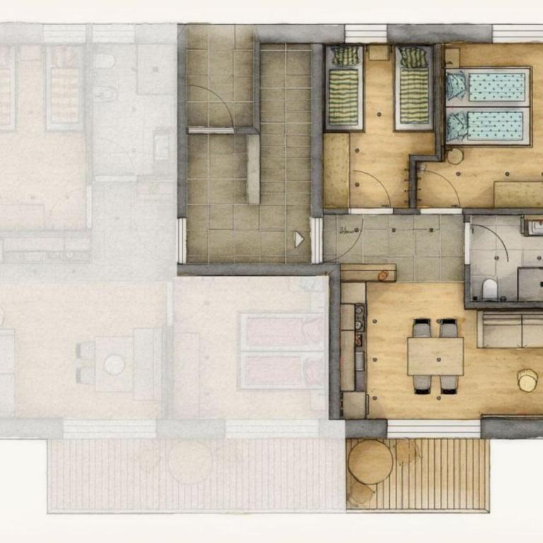 Baumannhof Villnöß - Apartamento Deluxe de 2 dormitorios con vistas al jardín - 24