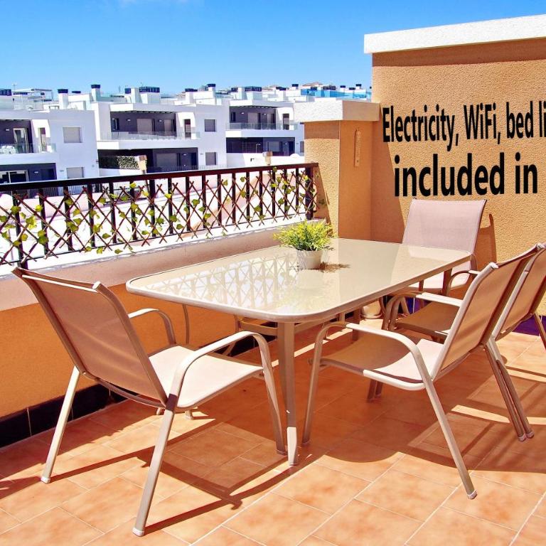 Apartment with large roof solarium - Apartamento Deluxe de 2 dormitorios con balcón - 15