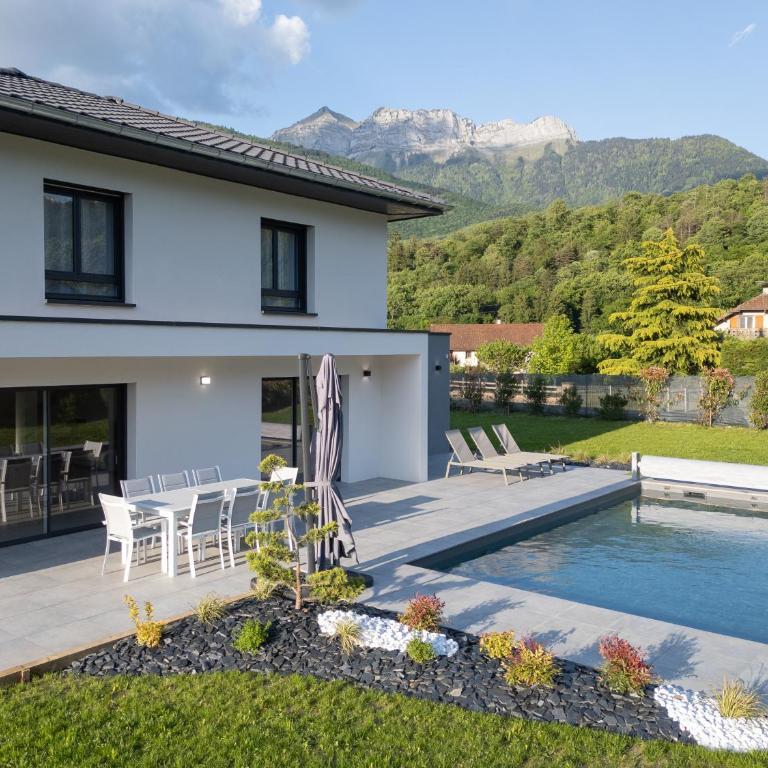 Villa Prestige Lac d'Annecy - Piscine chauffée & SPA - 8 pers - Villa avec Piscine Privée - 3