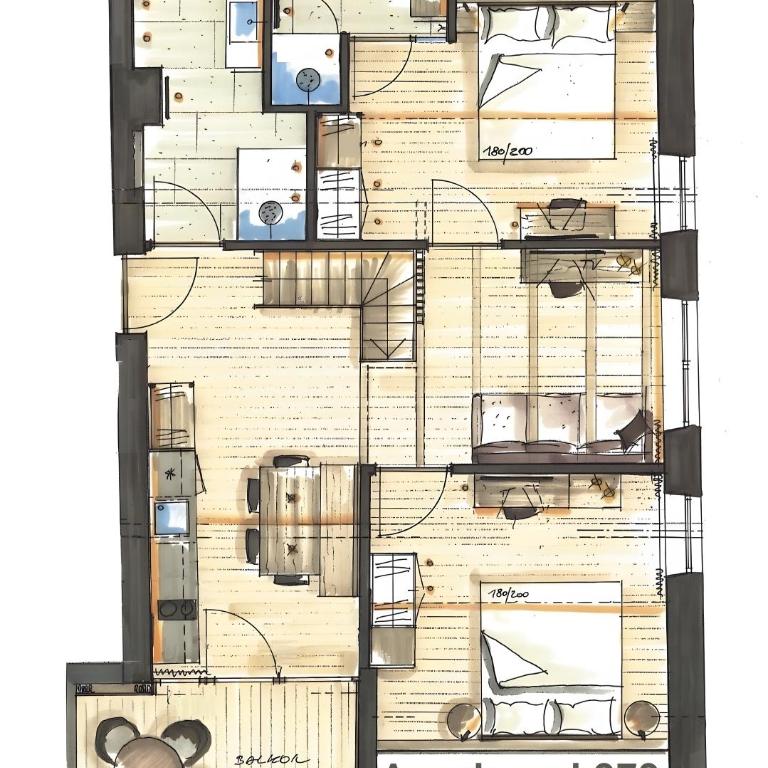 Obermairhof - Appartamento Deluxe con 2 Camere da Letto e Vista Giardino - 13