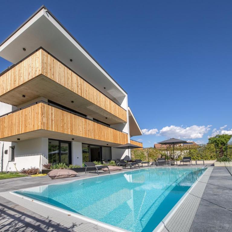 Köfele Lodge Rosa - Deluxe-Apartment mit 2 Schlafzimmern und Gartenblick - 17