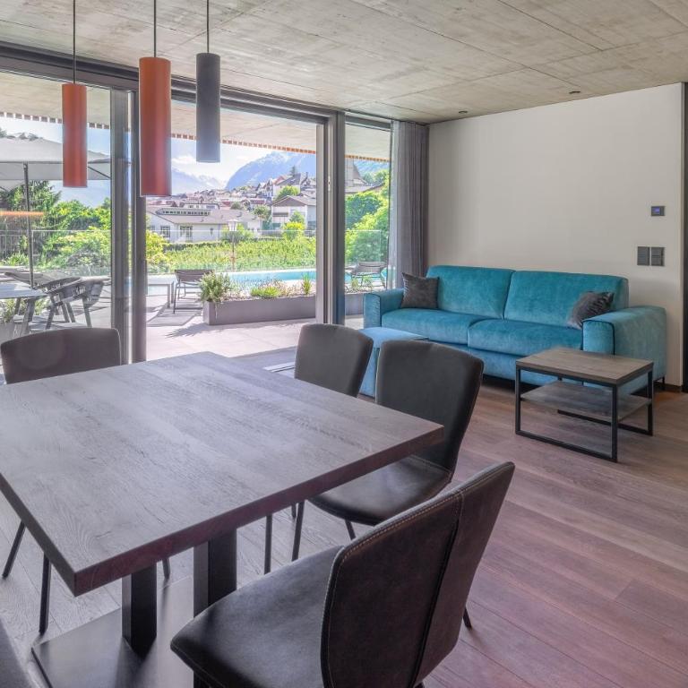 Köfele Lodge Rosa - Deluxe-Apartment mit 2 Schlafzimmern und Gartenblick - 8