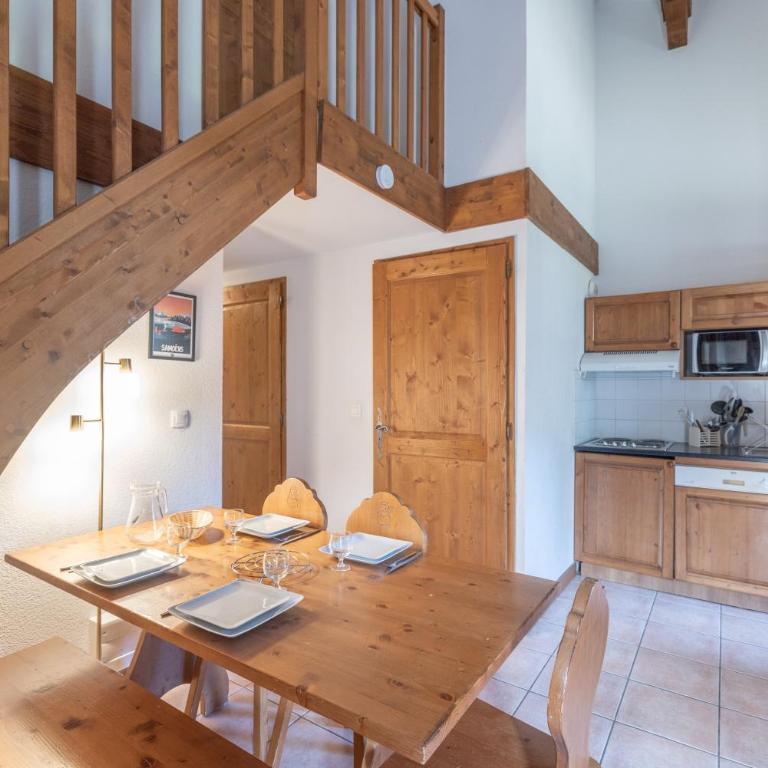 Les Fermes de Samoëns - Deluxe Apartment mit Balkon und 2 Schlafzimmern - 6