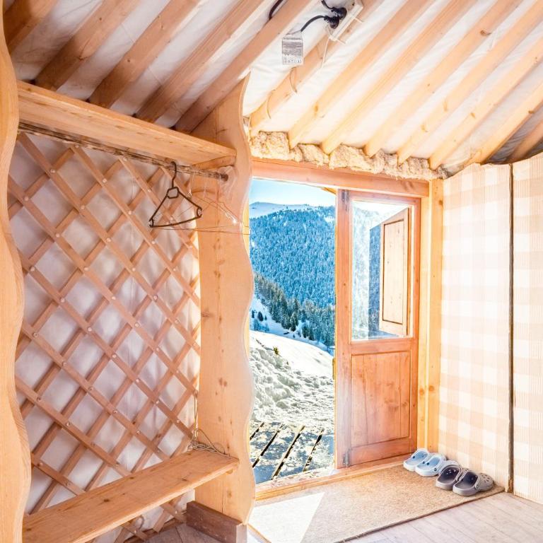 La yourte des Clapières - Chambre Quadruple avec Douche - 15