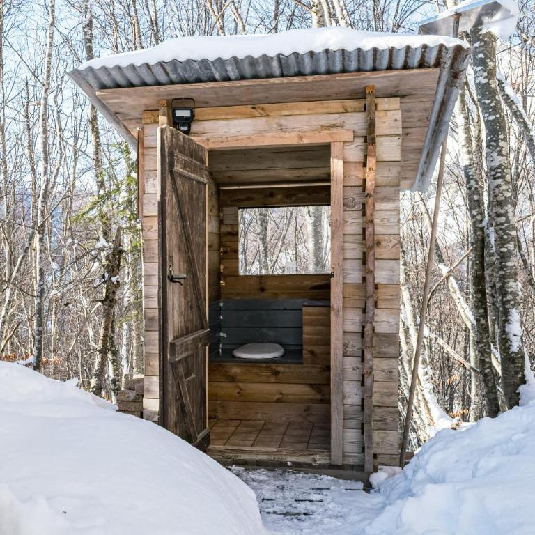 La yourte des Clapières - Chambre Quadruple avec Douche - 16