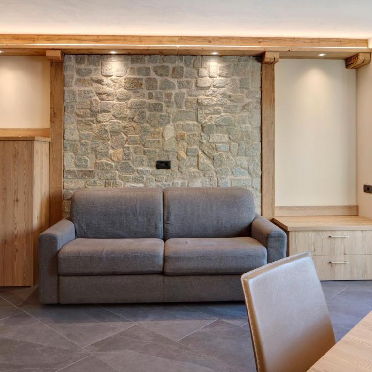 Rasia Residence Relax Stone - Appartamento Deluxe con 2 Camere da Letto e Vista Giardino - 3