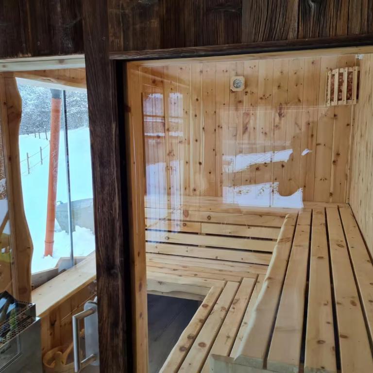 Naturstammhaus Almhütte - Haus mit 1 Schlafzimmer - 14