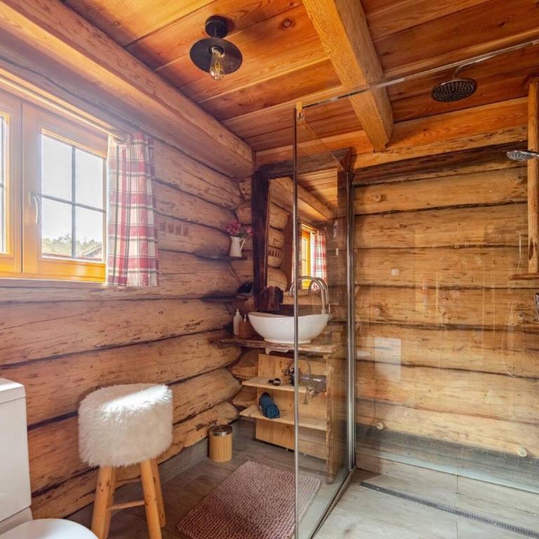 Naturstammhaus Almhütte - Haus mit 1 Schlafzimmer - 18