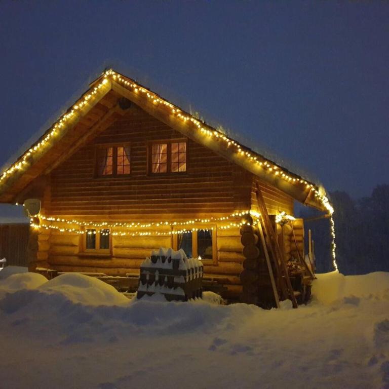 Naturstammhaus Almhütte - Haus mit 1 Schlafzimmer - 28