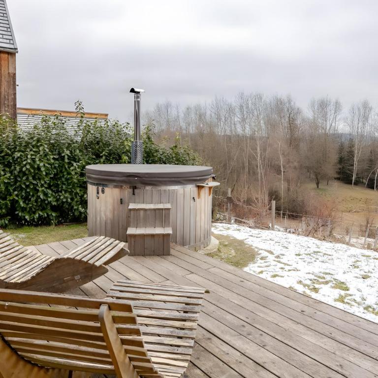 Naturstammhaus Almhütte - Haus mit 1 Schlafzimmer - 17
