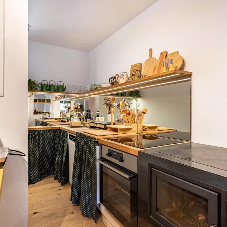 Haus Alpenveilchen - Appartement 2 - Apartamento de 1 dormitorio con vistas al jardín - 10