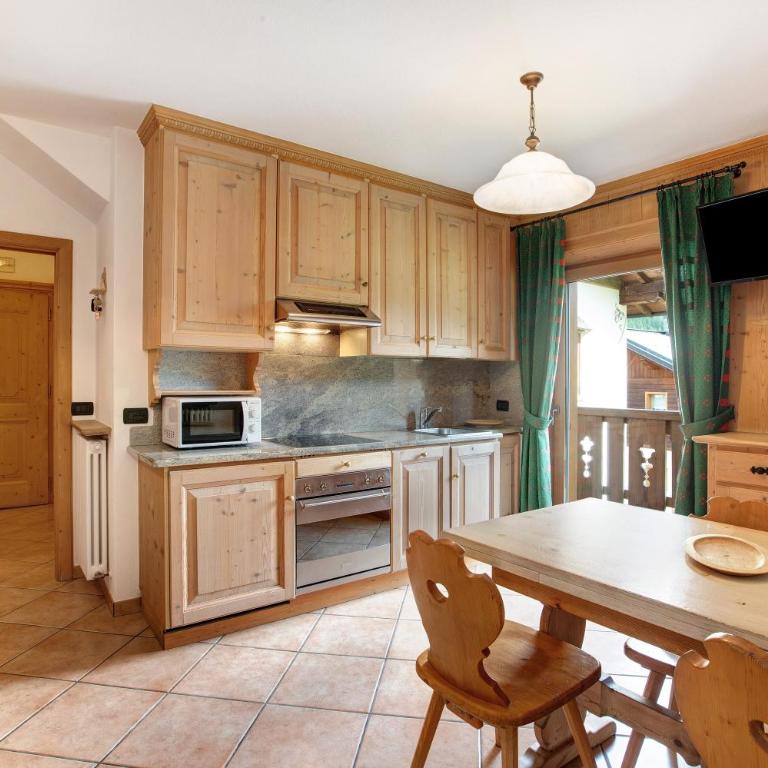 Appartamento Larice Chalet Cambra - Appartamento con 1 Camera da Letto e Vista Giardino - 5