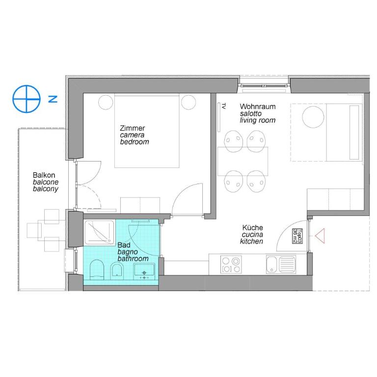 Hus Appartement - Nr. 3 - Appartamento Superior con 1 Camera da Letto e Balcone - 15
