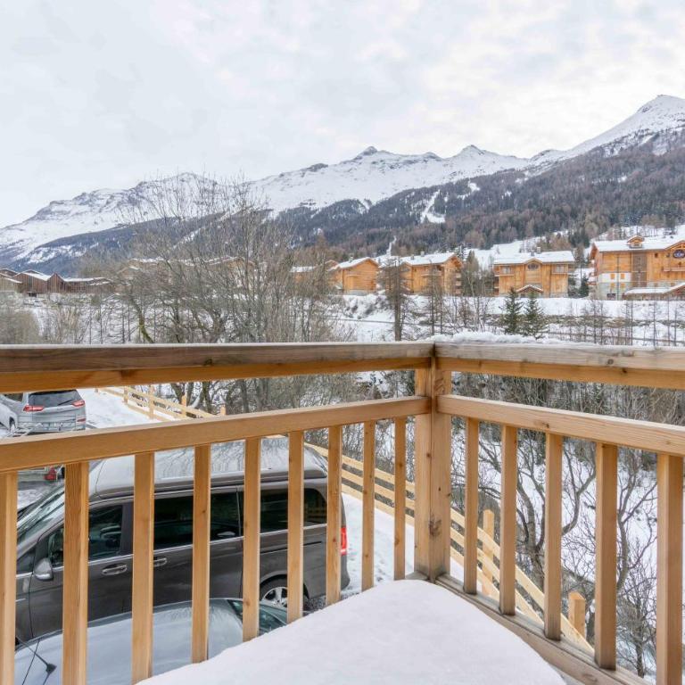 Chalet la Parrachée - Appartement 2 Chambres Deluxe avec Balcon - 14