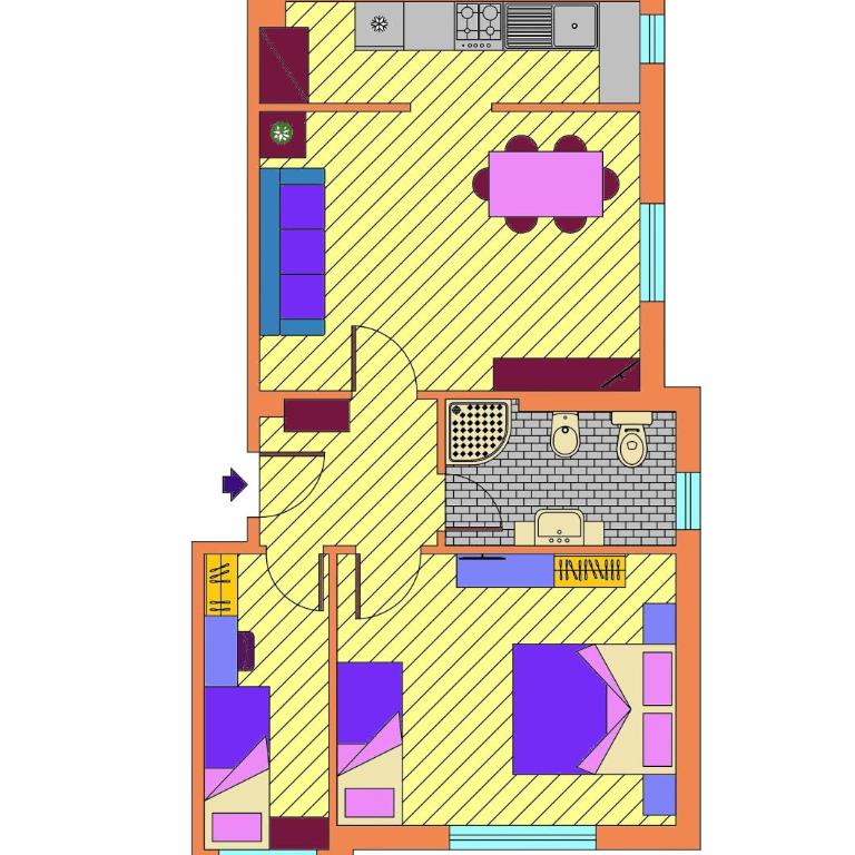 Luna Apartment - Two-Bedroom Deluxe Apartment with Ocean View - 21