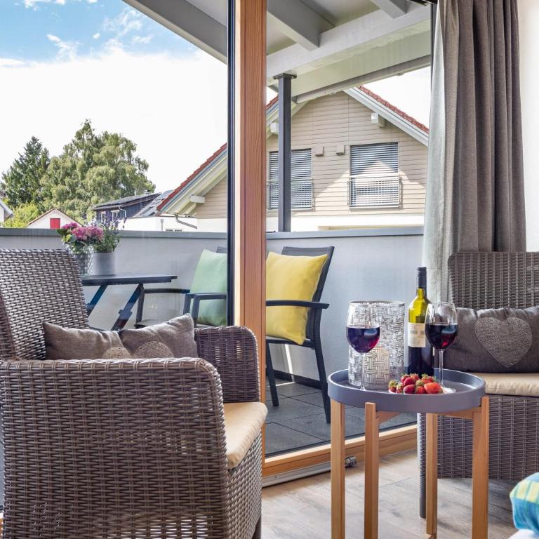 Ferienwohnungen Familie Hofer - Deluxe-Apartment mit 2 Schlafzimmern und Gartenblick - 3