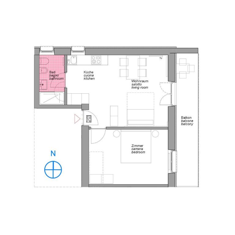 Hus Appartement - Nr. 4 - Appartamento Superior con 1 Camera da Letto e Balcone - 13