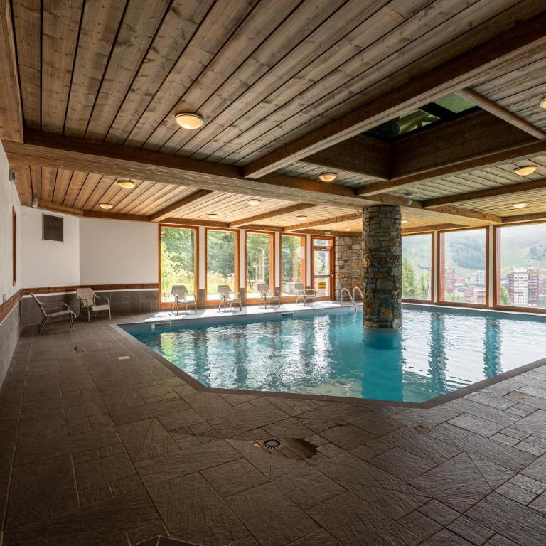 Appart. résidence pied des pistes - Deluxe Apartment mit Balkon und 2 Schlafzimmern - 27