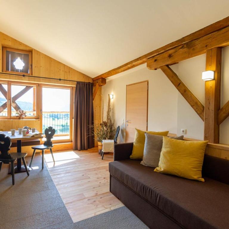 Daimlhof Ferienwohnung Moosherz - Appartamento Deluxe con 2 Camere da Letto e Vista Giardino - 5