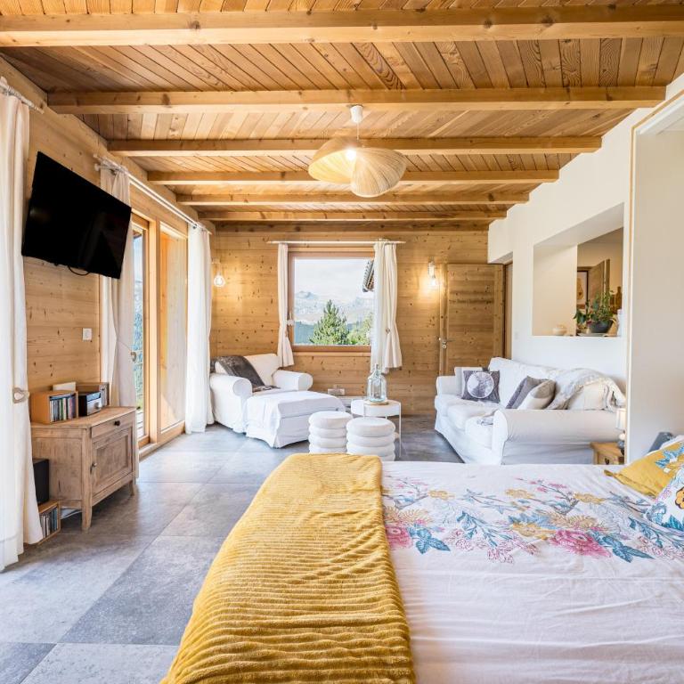 La scierie de la grande ourse - Appartement 3 Chambres Premium avec Balcon - 11