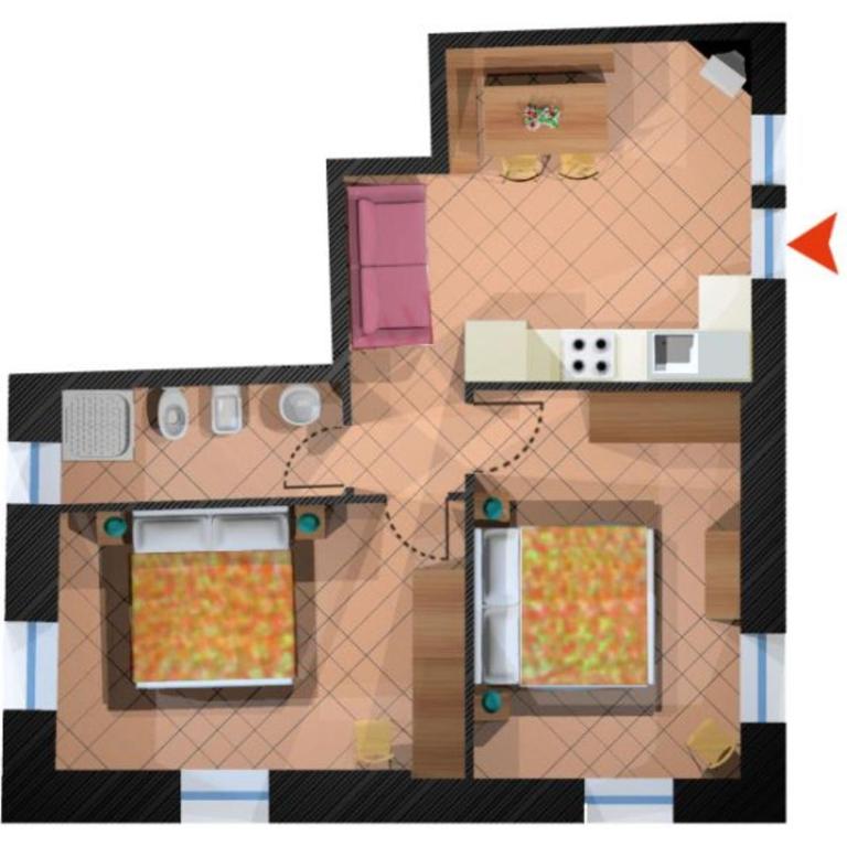Appartamento Pizalegn Bait da Rez - Appartamento Deluxe con 2 Camere da Letto e Vista Giardino - 23