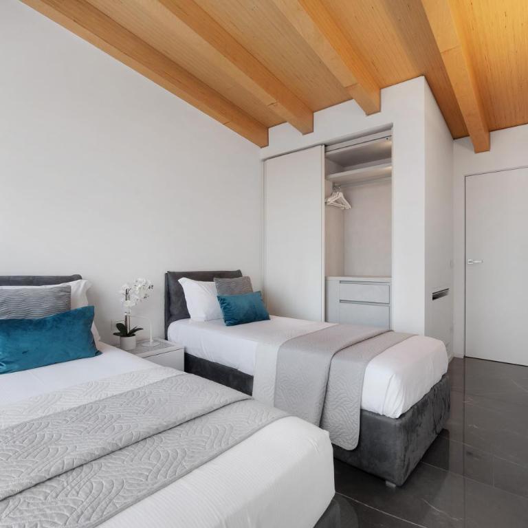 Luxury Lakefront Penthouse - Deluxe-Apartment mit 2 Schlafzimmern und Gartenblick - 17
