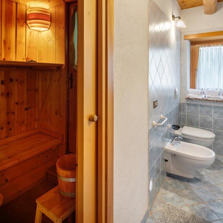 Appartamenti Marmolada Falcade - Appartamento Deluxe con 2 Camere da Letto e Vista Giardino - 19