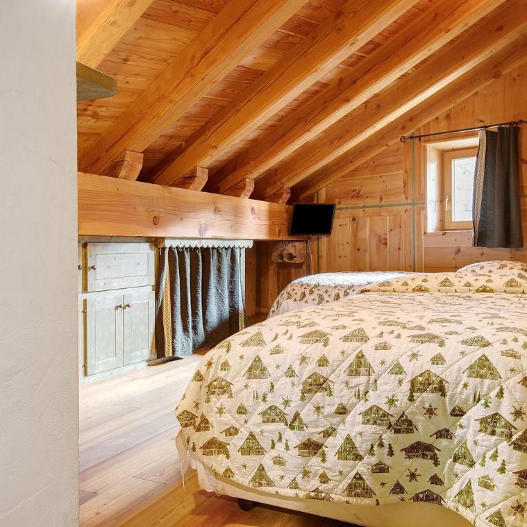 Maison Peroulaz Charvensod - Appartamento Deluxe con 2 Camere da Letto e Vista Giardino - 20