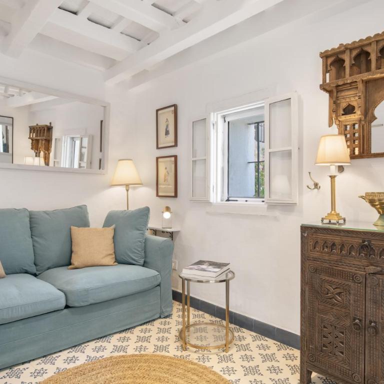 Casa Castillo con Jardín - Apartamento Deluxe de 2 dormitorios con vistas al jardín - 11