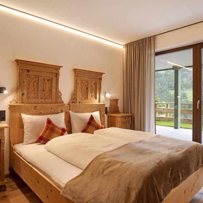 Archehof Hochzirm Lodge Anton - Apartamento Deluxe de 2 dormitorios con vistas al jardín - 11