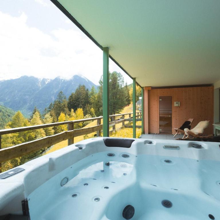 Archehof Hochzirm Lodge Anton - Apartamento Deluxe de 2 dormitorios con vistas al jardín - 20