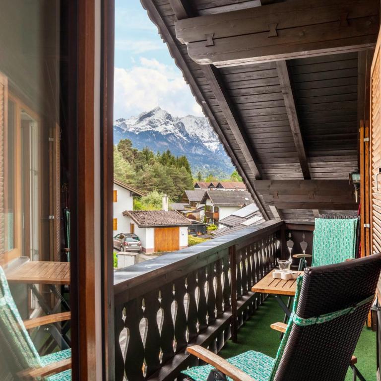Ferienwohnung Wank - Appartamento Superior con 1 Camera da Letto e Balcone - 19