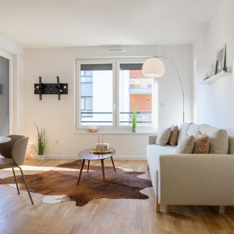 Colmar Chic - Deluxe-Apartment mit 2 Schlafzimmern und Gartenblick - 6