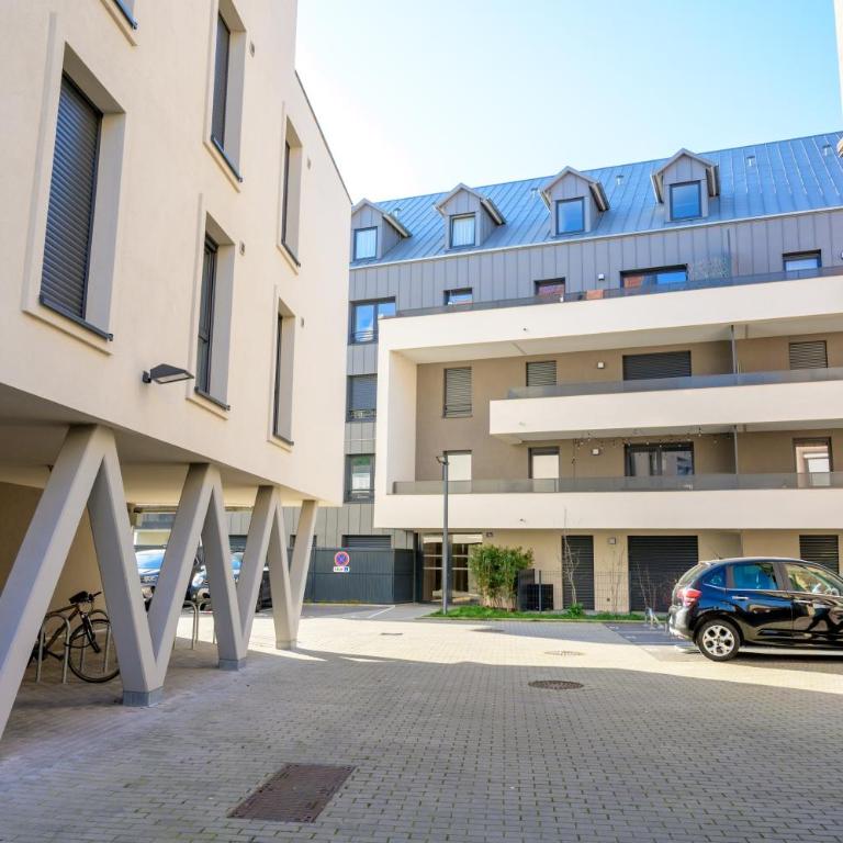 Colmar Chic - Deluxe-Apartment mit 2 Schlafzimmern und Gartenblick - 21