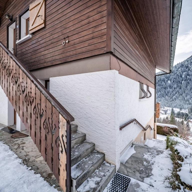 Chalet Loupnots 2P avec vue - Apartamento de 1 dormitorio con jardín - 20