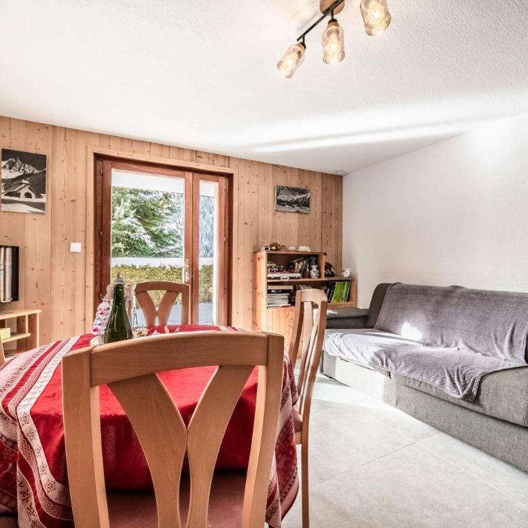 Chalet Loupnots 2P avec vue - Apartamento de 1 dormitorio con jardín - 13