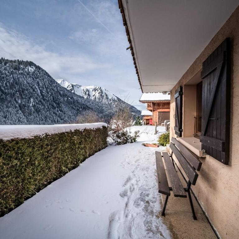 Chalet Loupnots 2P avec vue - Apartamento de 1 dormitorio con jardín - 15