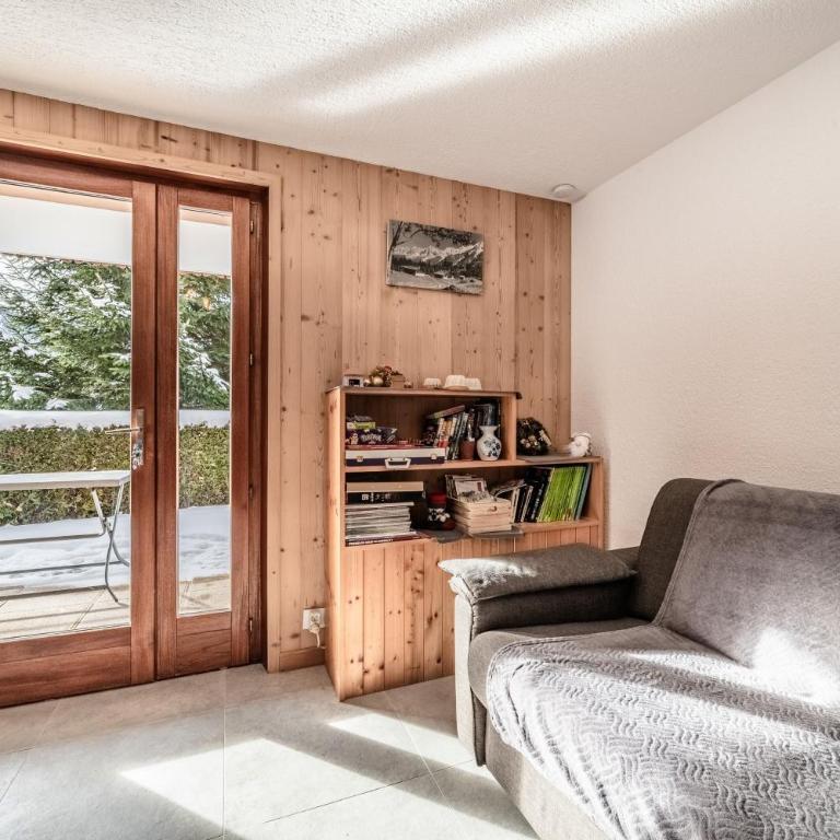 Chalet Loupnots 2P avec vue - Apartamento de 1 dormitorio con jardín - 14