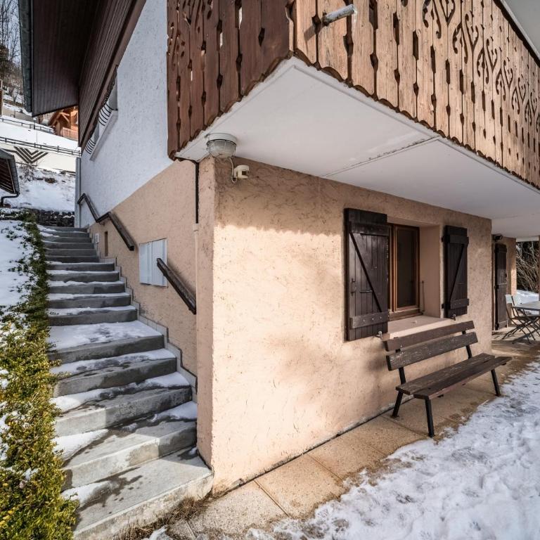 Chalet Loupnots 2P avec vue - Apartamento de 1 dormitorio con jardín - 21