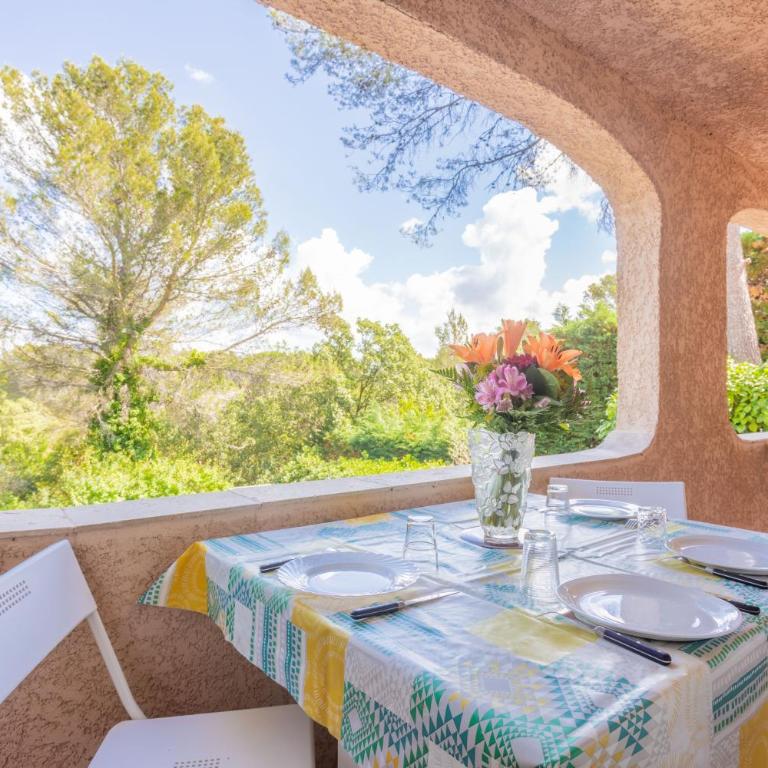 Appartement pour 4 Les Pins - Apartment mit 1 Schlafzimmer und Gartenblick - 17