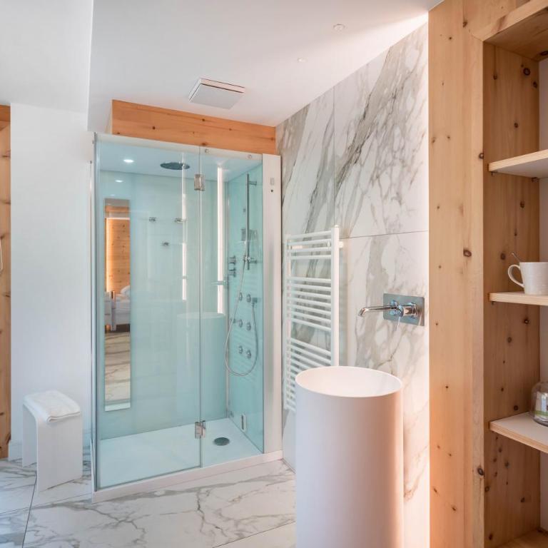 Apart Wellness Alpino con minispa - Appartamento Deluxe con 2 Camere da Letto e Vista Giardino - 14